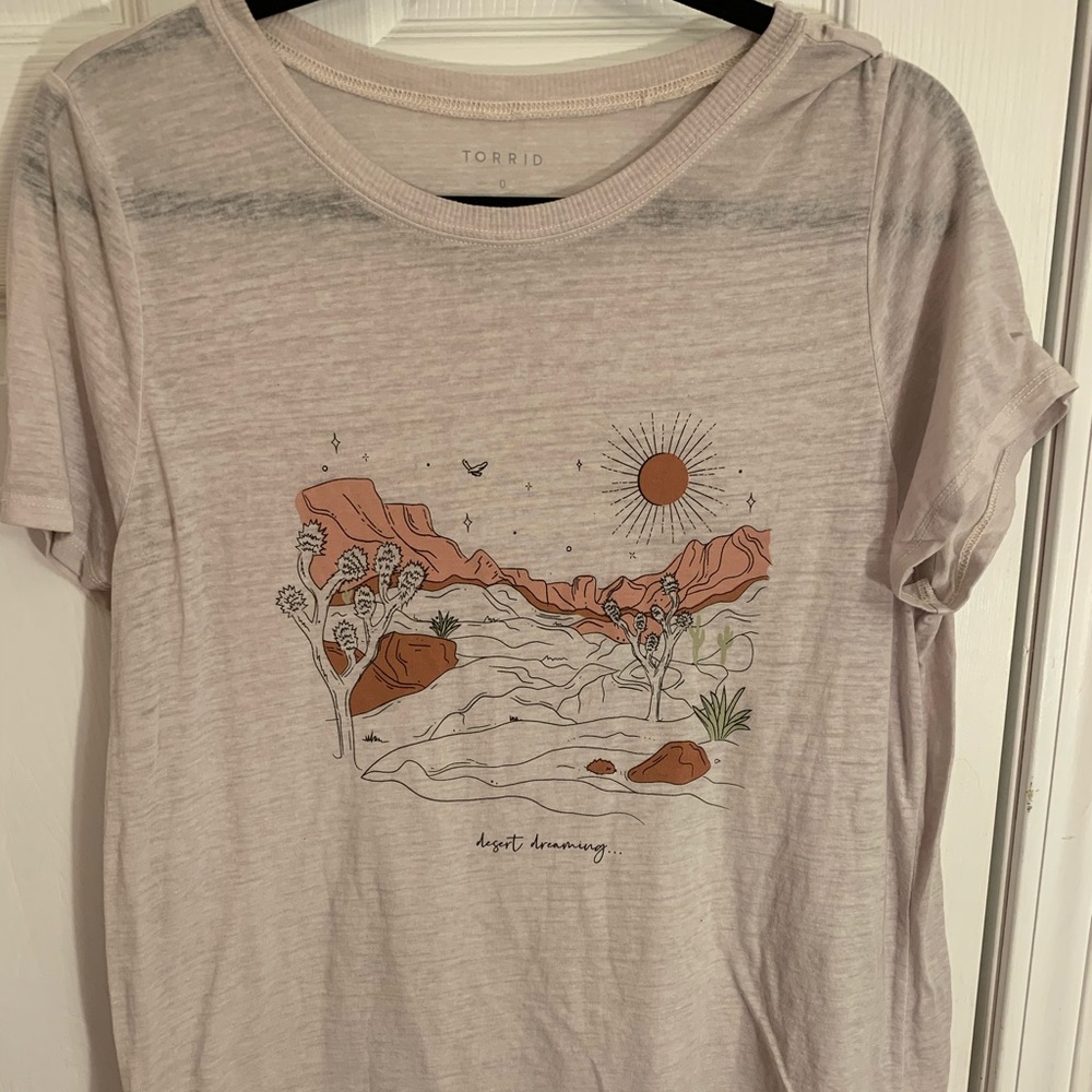 NWOT Torrid Sheer T-Shirt